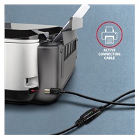 AXAGON ADR-220B, USB 2.0 A-M -> B-M aktywny połączeniowy / repeater kabel, 20m