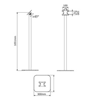 Stojan na monitory EDBAK ITSV01