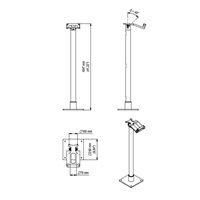 Stojan na monitor Tv Edbak STD03