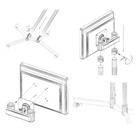 Profesionální stojan na monitor Tv Edbak SV52