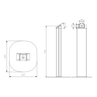 Stojan na televizi nebo monitor EDBAK ITSV03