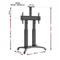 Televizní stojan na videokonference NB AVF1800B