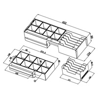 Virtuos kovový pořadač s výměnnými mincovníky 6/8 pro FT-460xx, SK-500