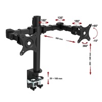 Stolní držák na 2 monitory Ergosolid NF12