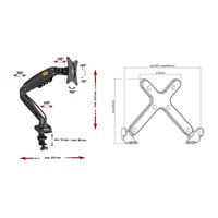 Držák na notebook Fiber Mounts 836F80