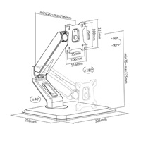 Stojan na monitor Fiber Mounts FRIOS