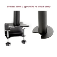 Držák na 2 monitory EDBAK SV08
