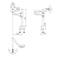 Stolní držák monitoru Edbak DM101