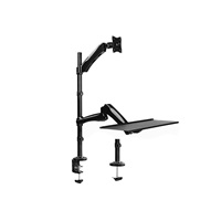 Stolní držák monitoru s poličkou na klávesnici Fiber Mounts M68C1