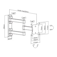 Držák Tv monitoru Fiber Mounts FM234