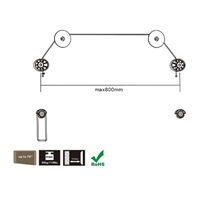 Lankový držák na Tv Fiber Mounts M5C57