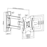Otočný držák Tv Fiber Mounts Solid-3