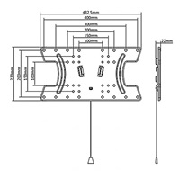Fixní držák na OLED QLED Tv Fiber Mounts M8C09
