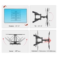 Otočný sklopný držák Tv NB DF600-P6
