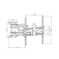 Otočný držák LCD Fiber Mounts M7C81