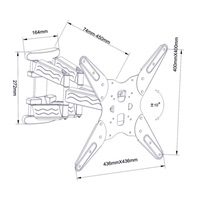 Dvouramenný otočný držák Tv Fiber Mounts FM73