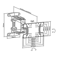 Televizní držák Fiber Mounts M8C04