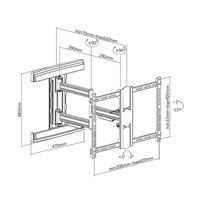 Excelentní držák na televizi Fiber Novelty Norton