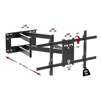 Poctivý výsuvný otočný a sklopný držák Tv Ergosolid ONYX-30