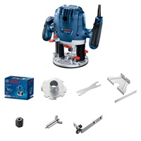 BOSCH GOF 130, horní frézka, 1.300 W, 11.000 – 28.000 ot/min, 6 – 8,0 mm