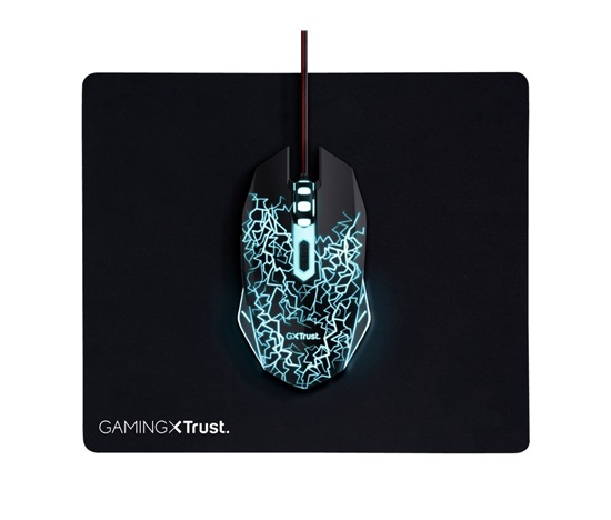 TRUST Herní myš s podložkou BASICS GXT-105X a GXT 754