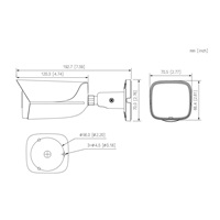 Dahua IPC-HFW5442E-ASE-0360B-S3, IP kamera, 4Mpx, Bullet, 1/1.8" CMOS, objektiv 3.6 mm, IR<50, IP67