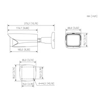 Dahua IPC-HFW5442E-ZE-0832-S3, IP kamera, 4Mpx, Bullet, 1/1.8" CMOS, objektiv 8-32 mm, IR<60, IP67, IK10