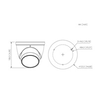 Dahua IPC-HDW5541T-ZE-27135-S3, IP kamera, 5Mpx, Eyeball, 1/2.7" CMOS, objektiv 2.7-13.5 mm, IR<40, IP67