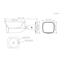 Dahua IPC-HFW5541E-ASE-0280B-S3, IP kamera, 5Mpx, Bullet, 1/2.7" CMOS, objektiv 2.8 mm, IR<50, IP67