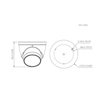 Dahua IPC-HDW5842T-ZE-2712-S3, IP kamera, 8Mpx, Eyeball, 1/1.8" CMOS, objektiv 2.7-12 mm, IR<40, IP67
