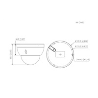 Dahua IPC-HDBW2841R-ZAS-27135, IP kamera,8Mpx, Dome, 1/2.7" CMOS, objektiv 2.7-13.5 mm, IR<40, IP67, IK10