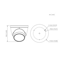 Dahua IPC-HDW2841T-ZS-27135, IP kamera, 8Mpx, Eyeball, 1/2.7" CMOS, objektiv 2.7-13.5 mm, IR<40, IP67