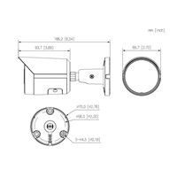 Dahua IPC-HFW2849S-S-IL-0280B, IP kamera, 8Mpx, Bullet, 1/2.7" CMOS, objektiv 2.8 mm, IR/LED<30, IP67