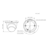 Dahua IPC-HDW2849TM-S-IL-0280B, IP kamera, 8Mpx, 1/2.7" CMOS, objektiv 2.8 mm, IR/LED<30, IP67