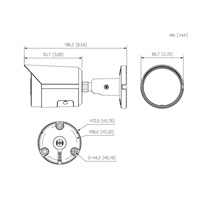 Dahua IPC-HFW2549S-S-IL-0280B, IP kamera, 5Mpx, 1/2.7" CMOS, objektiv 2.8 mm, IR/LED<30, IP67
