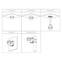 Dahua IPC-HDBW3441R-AS-P-0210B, IP kamera, 4Mpx, Dome, 1/2.7" CMOS, objektiv 2.1 mm, IR<15, IP67, IK10