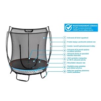 Marimex Trampolína bezpružinová Free Jump183 cm