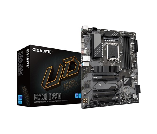 GIGABYTE MB Sc LGA1700 B760 DS3H, Intel B760, 4xDDR5, 1xDP, 1xHDMI