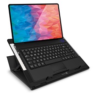 CONNECT IT FrostBlast chladící podložka pod notebook s modrým podsvícením, ČERNÁ