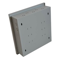 XtendLan 19" rozvaděč do zdi 2U+4U 530x130, perforované dveře, černý