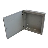 XtendLan 19" rozvaděč do zdi 2U+4U 530x130, perforované dveře, šedý