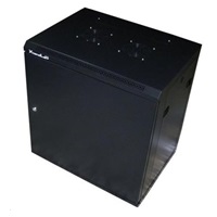 XtendLan 19" nástěnný rozvaděč 6U 600x450, nosnost 60kg, plné dveře, svařovaný,proti vykradení,černý
