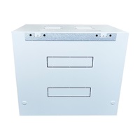 XtendLan 19" nástěnný rozvaděč 9U 600x450, nosnost 60 kg, skleněné dveře, svařovaný, šedý