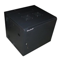 XtendLan 19" dvoudílný nástěnný rozvaděč 9U 600x550, nosnost 60 kg, plné dveře, svařovaný,černý