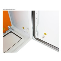 XtendLan 19" univerzální rozvaděč s montážní deskou, krytí IP66, šířka 380mm, hloubka 210mm, výška 600mm, šedý