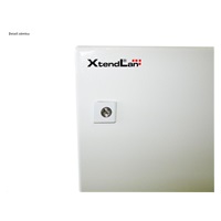 XtendLan 19" univerzální rozvaděč s montážní deskou, krytí IP66, šířka 380mm, hloubka 210mm, výška 600mm, šedý