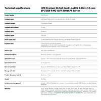 HPE PL DL360g11 4410Y (2.0G/12C/30M) 1x32G VROC 4LFF 1x800W 4x1Gb NBD333 1U