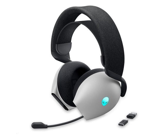 DELL Alienware Dual Mode Wireless Gaming Headset - AW720H (Lunar Light)