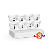 Tenda K8P-4CR Video Security PoE Kit 4MPx NVR CCTV 8CH + 8x kamera