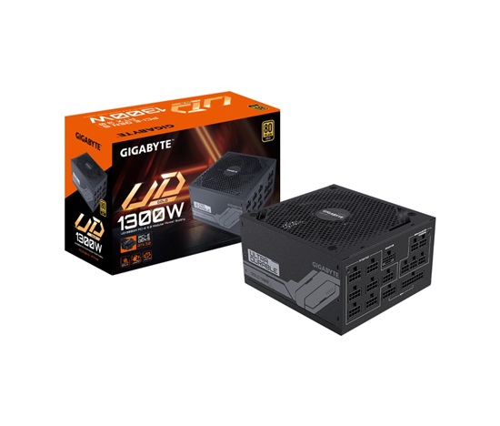 GIGABYTE zdroj UD1300GM PG5, 1300W, 80+ Gold, 140mm fan